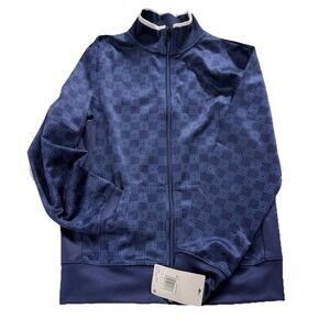 Size L Navy Blue Jordan Dri-Fit Long Sleeve Full Zip Up Jacket Youths 12/13yrs